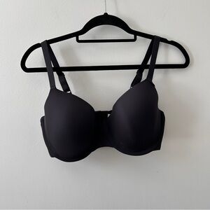 NWT Knix FreeFlex Demi Bra 36DD Black Wide Strap All Day Comfort Smooth Coverage